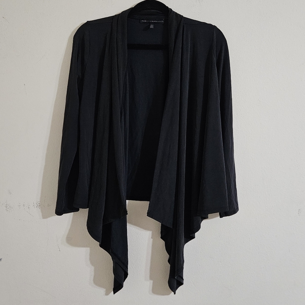 WHBM Waterfall Suede Cardigan